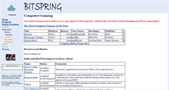 Desktop Screenshot of gaming.bitspring.com