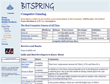 Tablet Screenshot of gaming.bitspring.com