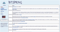 Desktop Screenshot of bitspring.com