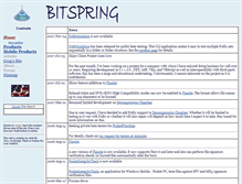 Tablet Screenshot of bitspring.com